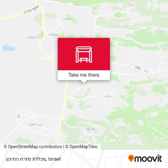 מכללת מזרח התיכון map