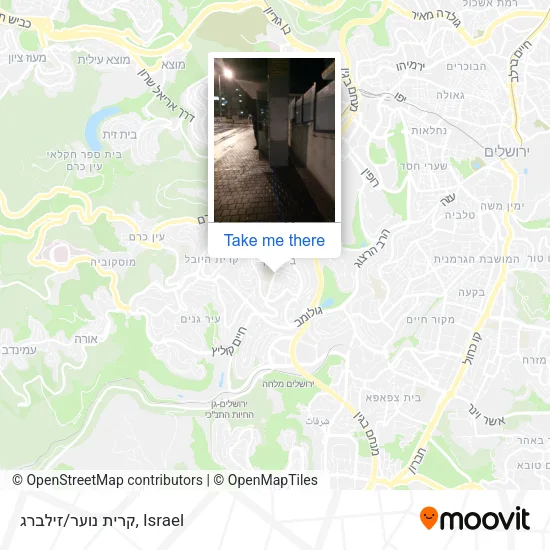 Карта קרית נוער/זילברג