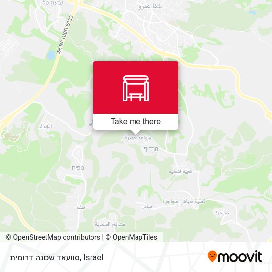 סוועאד שכונה דרומית map