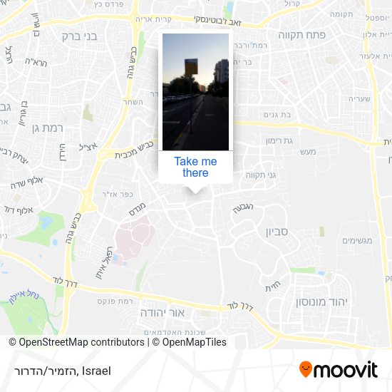 הזמיר/הדרור map