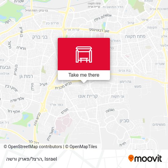 הרצל/פארק ורשה map