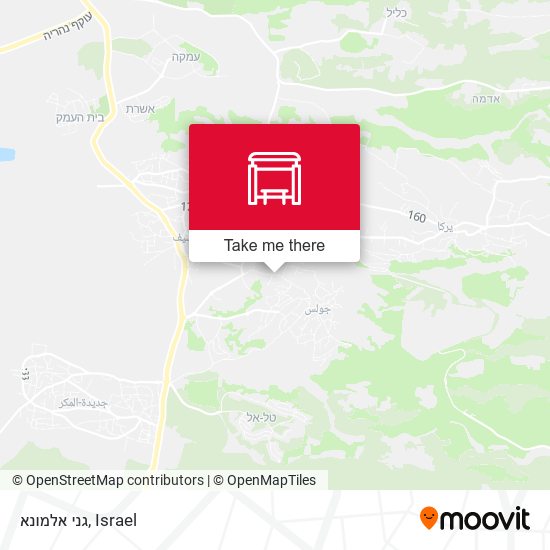 Карта גני אלמונא