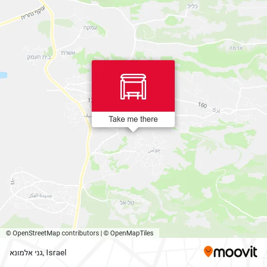 Карта גני אלמונא