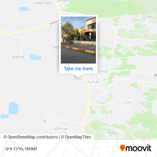 Карта מרכז פיס