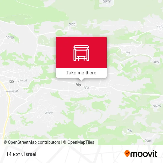 Карта ירכא 14