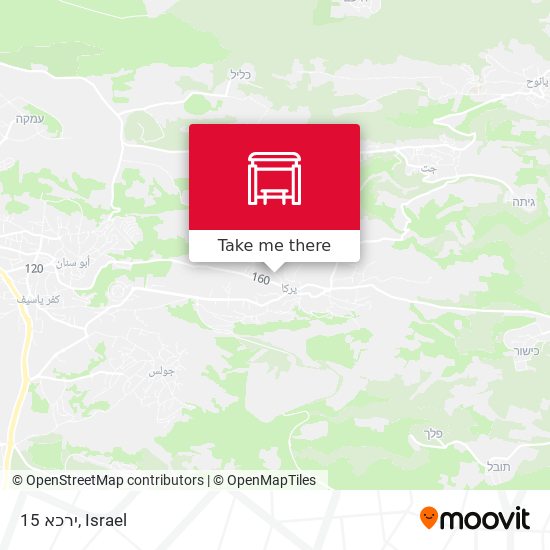 ירכא 15 map