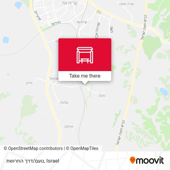 נועם/דרך החרושת map