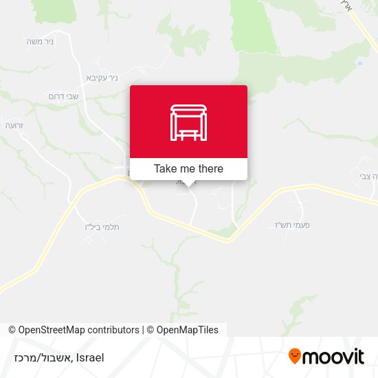 אשבול/מרכז map