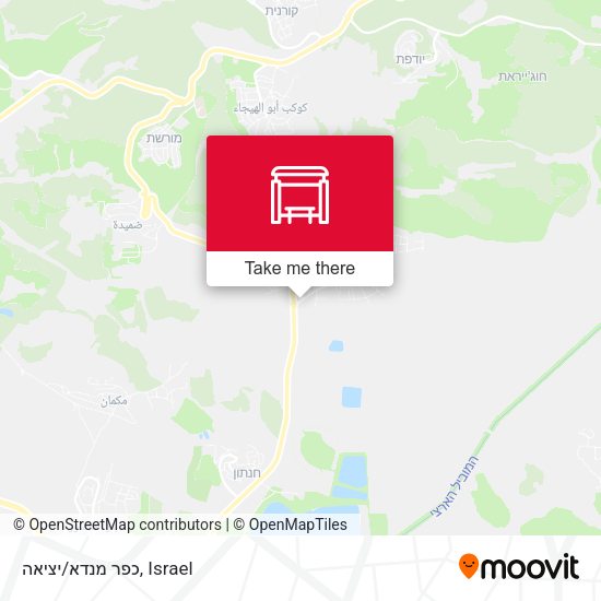 כפר מנדא/יציאה map