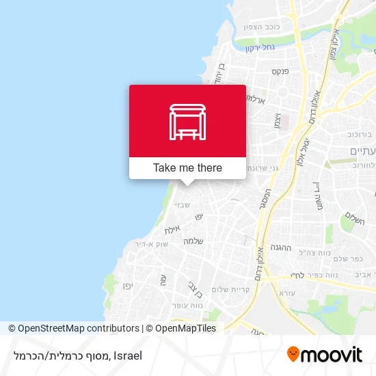 Карта מסוף כרמלית/הכרמל