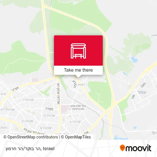הר בוקר/הר חרמון map