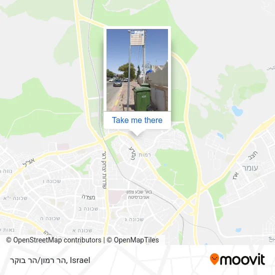 הר רמון/הר בוקר map