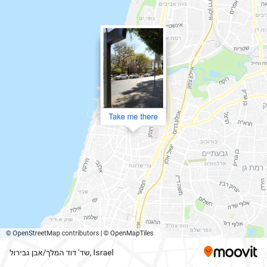 Карта שד' דוד המלך/אבן גבירול