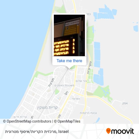מרכזית הקריות/איסוף מטרונית map