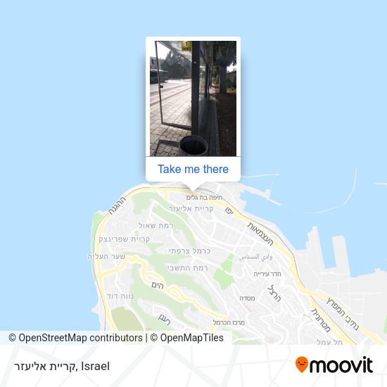 קריית אליעזר map