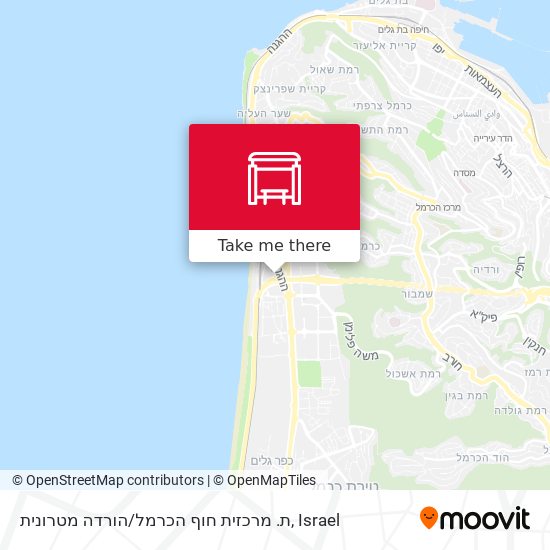 ת. מרכזית חוף הכרמל / הורדה מטרונית map