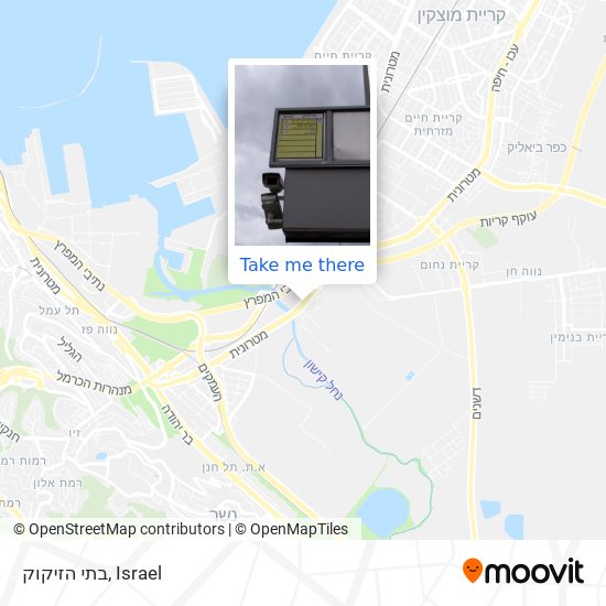 בתי הזיקוק map