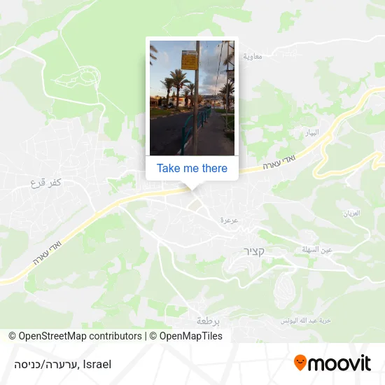 Карта ערערה/כניסה