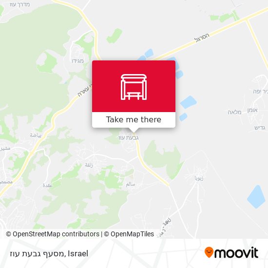 מסעף גבעת עוז map