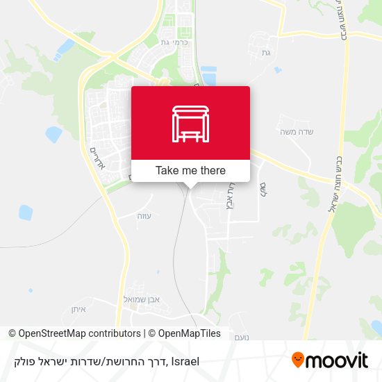 דרך החרושת/שדרות ישראל פולק map