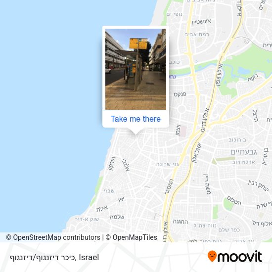 כיכר דיזנגוף/דיזנגוף map