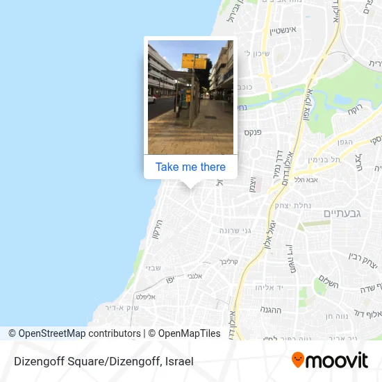 Dizengoff Square/Dizengoff map