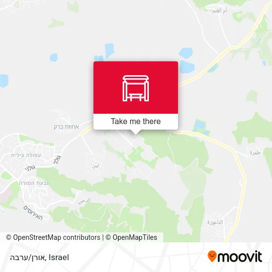 אורן/ערבה map