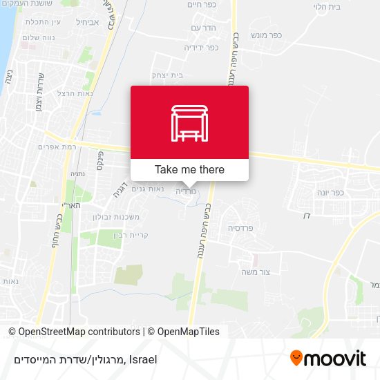מרגולין/שדרת המייסדים map