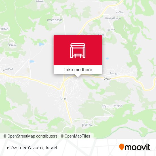 כניסה לחארת אלביר map