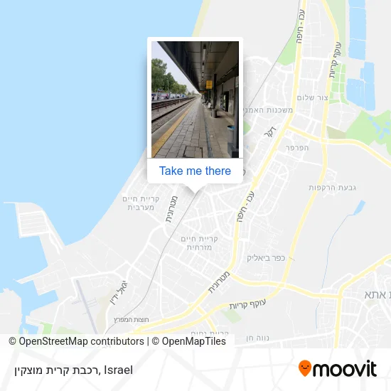 Карта רכבת קרית מוצקין