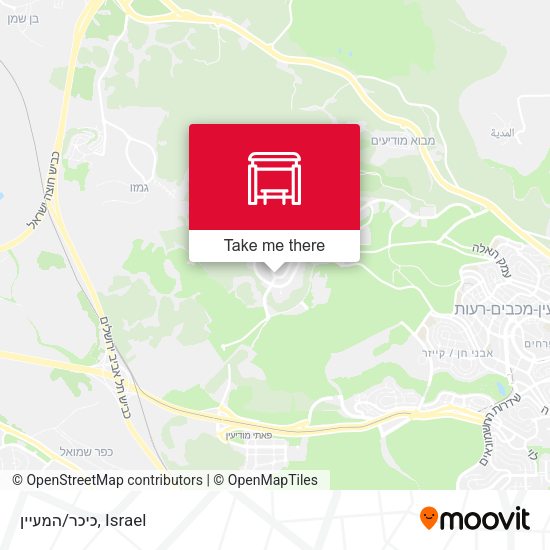 Карта כיכר/המעיין