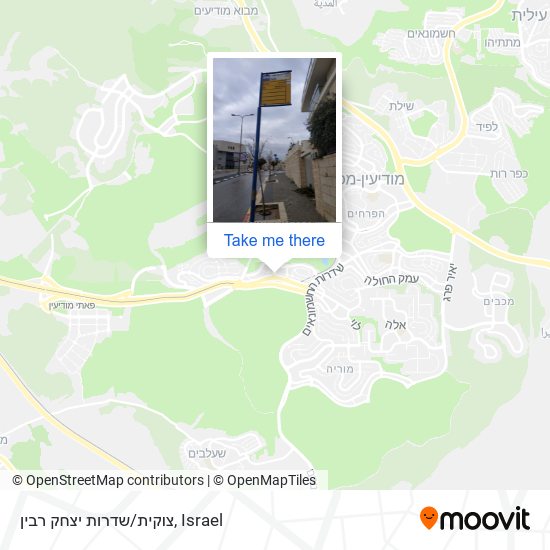 צוקית/שדרות יצחק רבין map