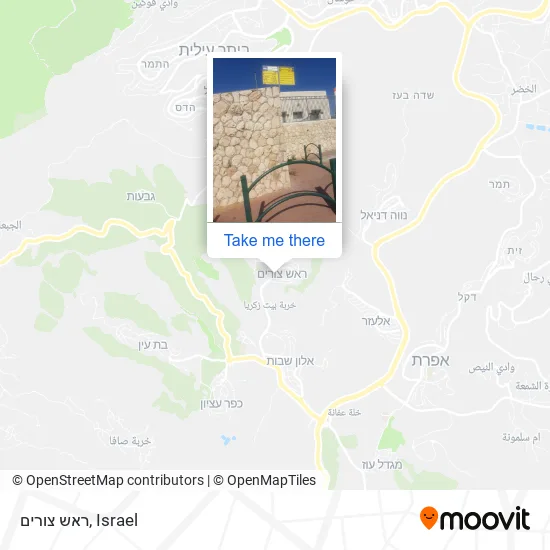 Карта ראש צורים
