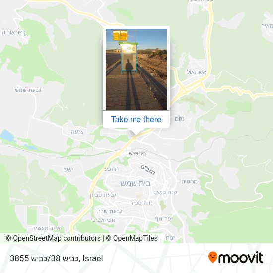 כביש 38/כביש 3855 map