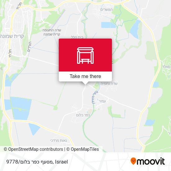 מסעף כפר בלום/9778 map