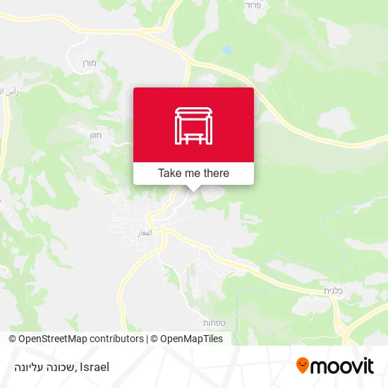 Карта שכונה עליונה