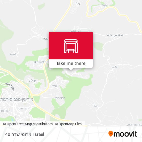 מרומי שדה 40 map