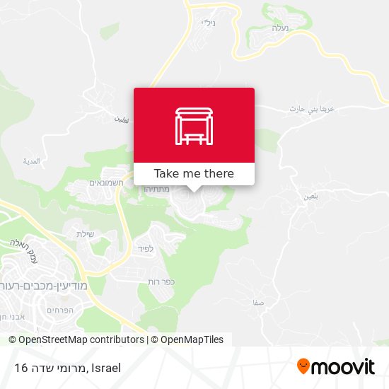 מרומי שדה 16 map