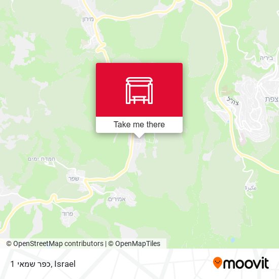 כפר שמאי 1 map