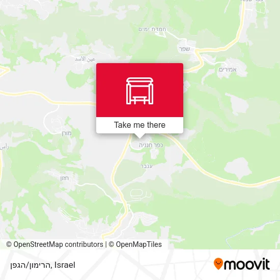 הרימון/הגפן map