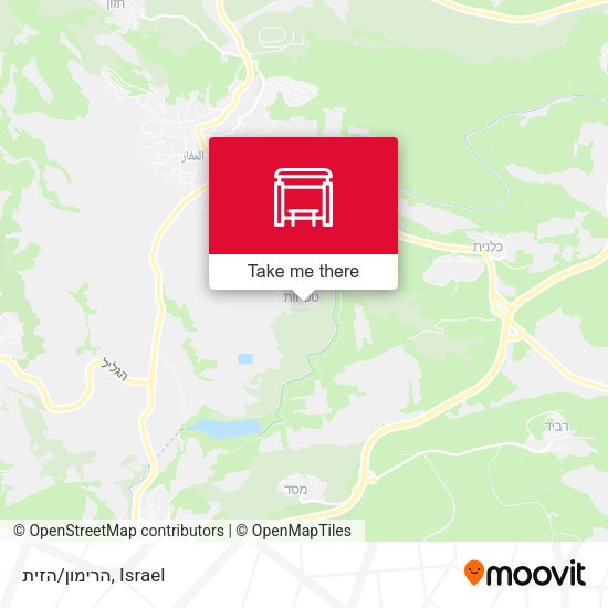 הרימון/הזית map