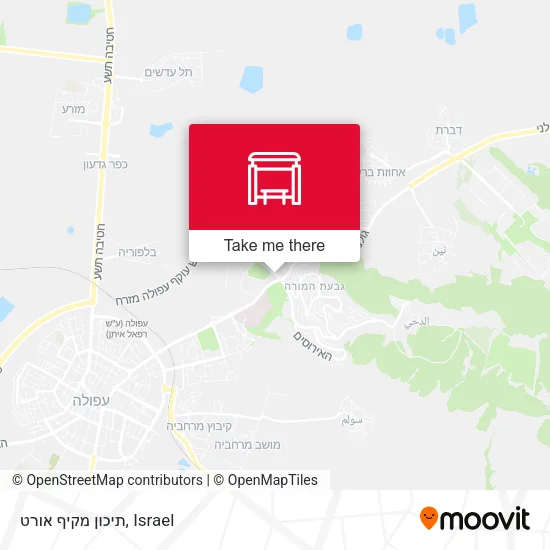 Карта תיכון מקיף אורט