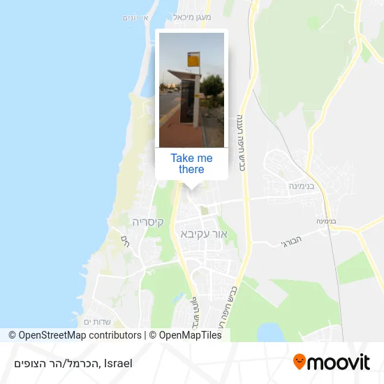 Карта הכרמל/הר הצופים