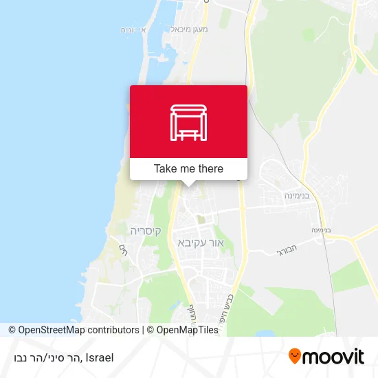 Карта הר סיני/הר נבו