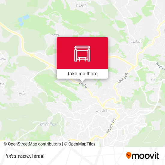 Карта שכונת בלאל