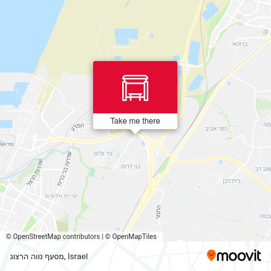 Карта מסעף נווה הרצוג