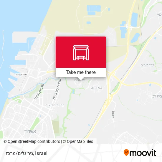 Карта ניר גלים/מרכז
