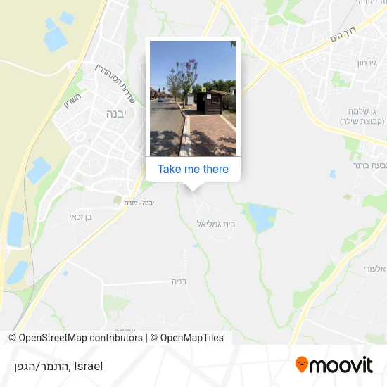 התמר/הגפן map