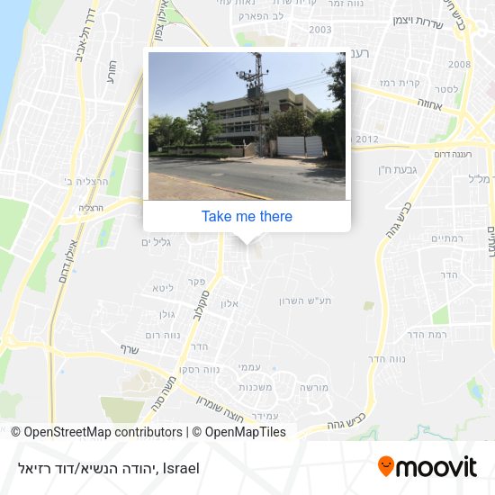 יהודה הנשיא/דוד רזיאל map