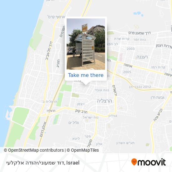 דוד שמעוני/יהודה אלקלעי map